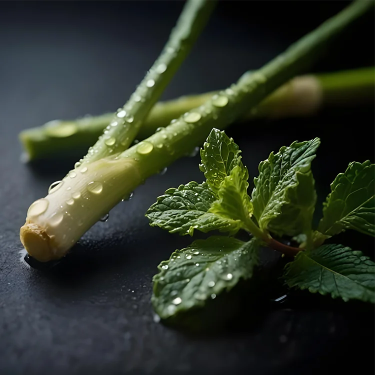 Príchuť mátä a citronová tráva